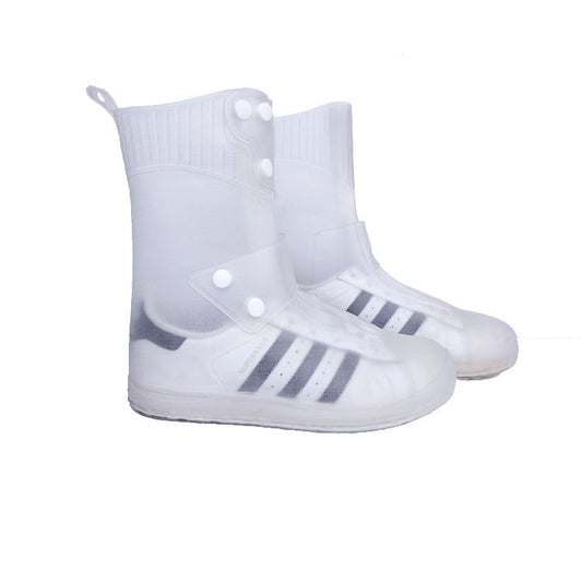 High Quality Outdoor Reusable Shoe Cover Anti Slip Silicone Rain Overshoes High-top