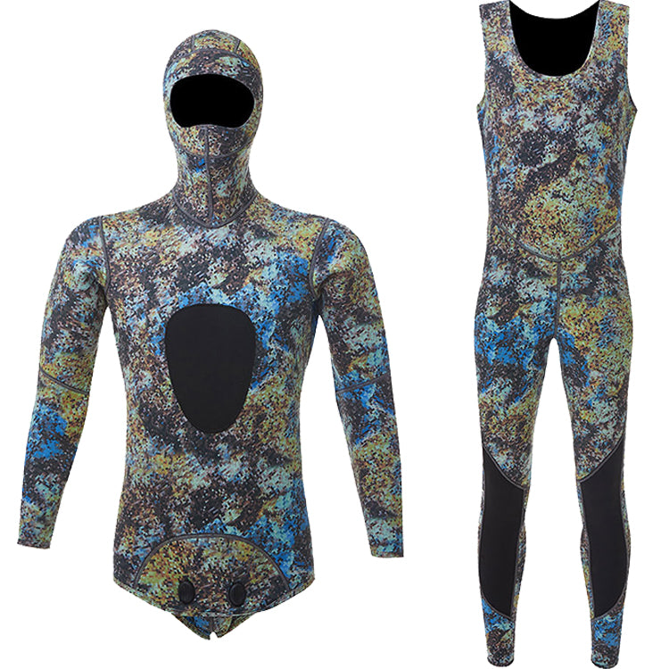 New Original 3mm Freediving Wetsuit Neoprene Suit Camo Spearfishing Wetsuits With Hood