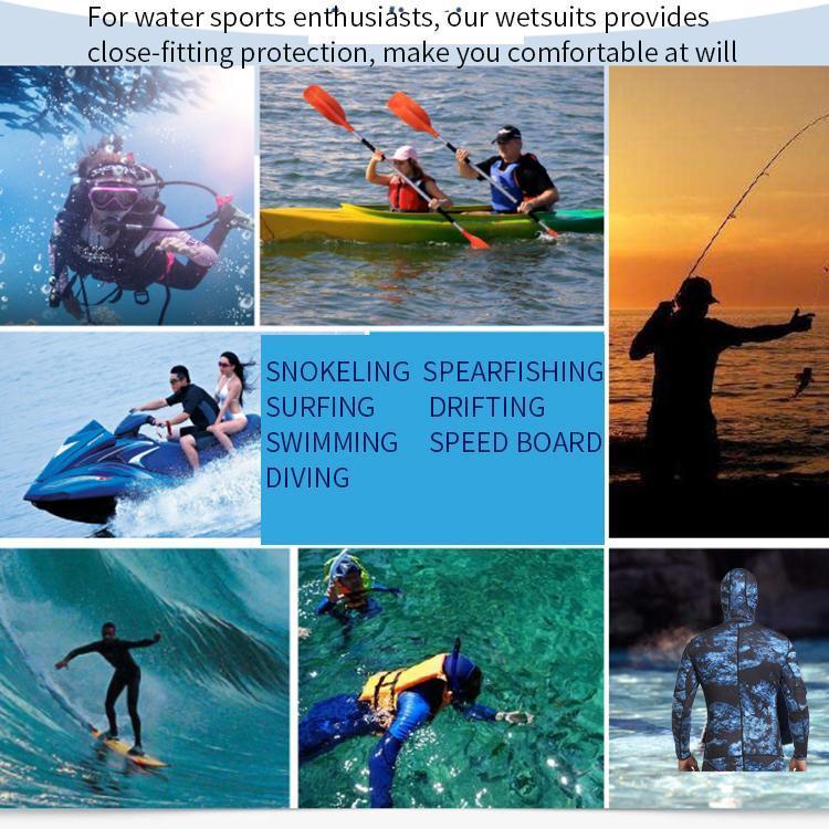 Good 1.5mm Quality 2 Piece Mens Surfing Diving Neoprene Wetsuit For Fishing Spearfishing Wetsuits