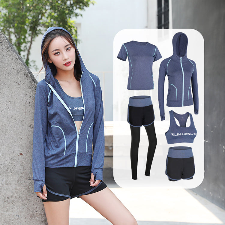 Hot Sale High Quality Set Wear Fitness Women Sports Clothing Yoga Suit Factory Direct Price