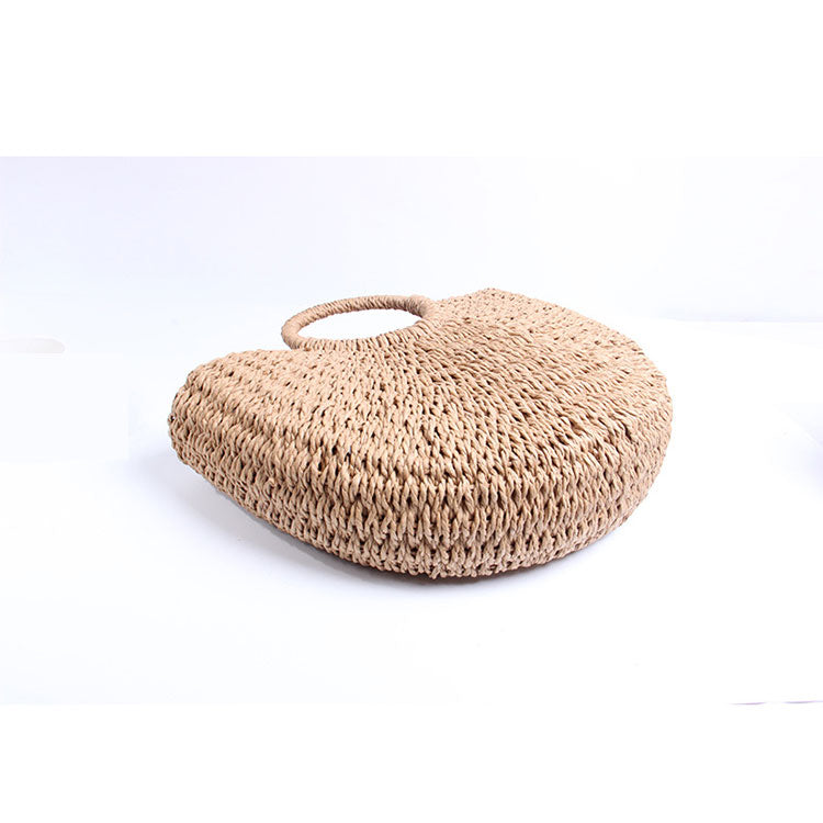 Professional Factory Woven Handbag For Summer Large Straw Beach Tote Bag