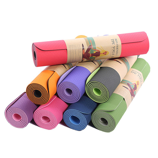 Factory Direct High Quality Non Slip Custom Eco Friendly TPE Yoga Mat With Wholesale Price