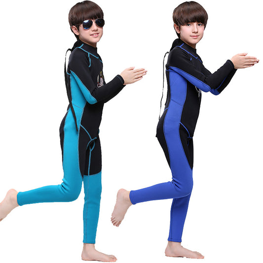 New Original Family Wetsuit Boys Girls 14-16 Neoprene Wetsuits Diving Surfing Full Body Wet Suits For Kids