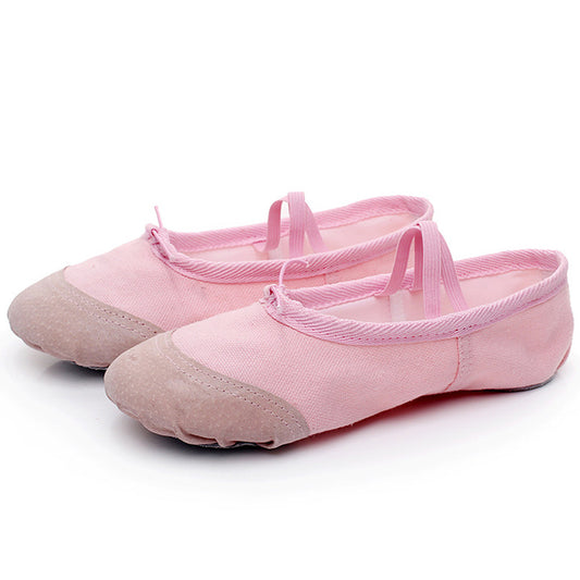 High Quality Fashion Ladies' Non-Slip And Stretch Comfortable Leather Ballet Shoes For Hot Sale