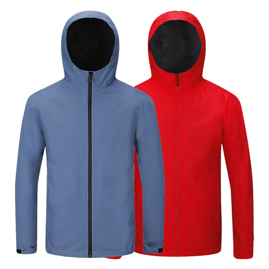 High Quality Men's Rain Waterproof Jacket Light Weight Windbreaker Jackets For Men Women
