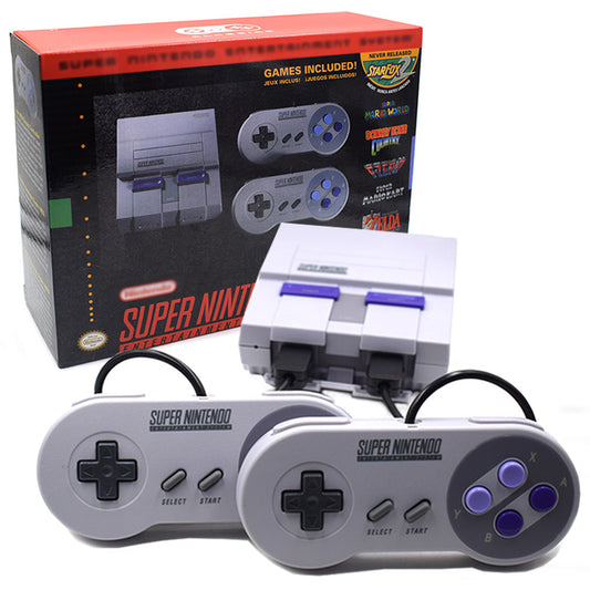 Hot Selling Super Snes Built-in 21 Classic Games Retro Video 16 Bit Mini Game Console With High Quality