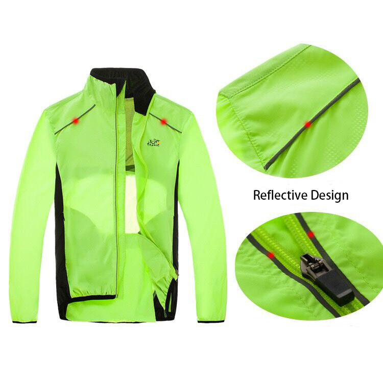 Hot Sale Factory Direct Bicycle Wear Sports Coat Reflective Zipper Pocket Mens Shirts Cycling Jersey With Quality Assurance