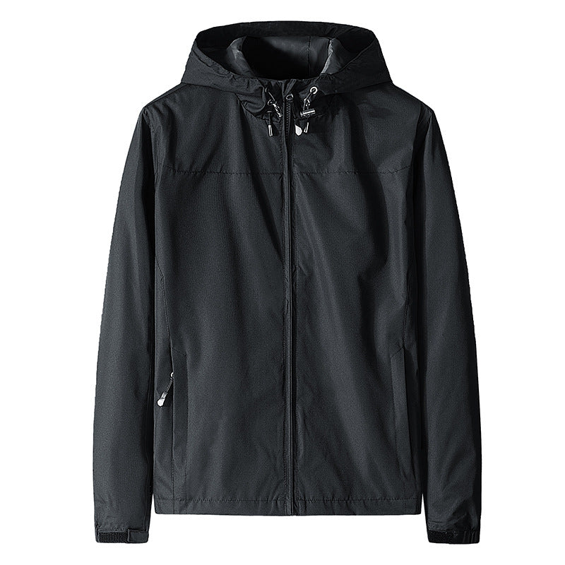 OEM Factory Plus Size Coats Thin Outwear Jackets Windbreaker Waterproof Rain Jacket With Hood