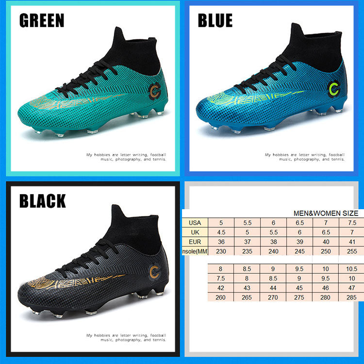 Hot Selling Boots Shoe Soccer Breathable Sneakers Fg Football Shoes High Top For Factory Supplier