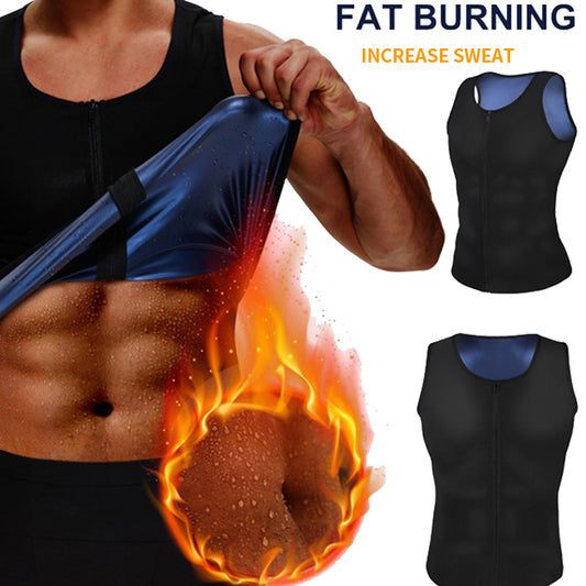 Wholesale Weight Trainer Heat-trapping Polymer Fabric Shape Wear Fitness Vest Thermal Sauna Suit